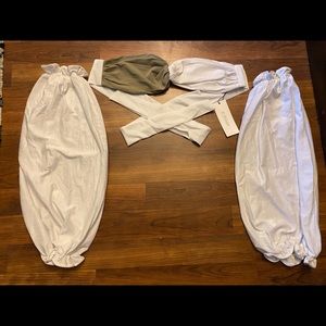 ELYSIIAN CONFU BIKINI TOP WITH SLEEVES. SIZE MEDIUM